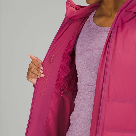 NWT Lululemon Sleet Street Jacket Pink Lychee - Picture 6 of 6
